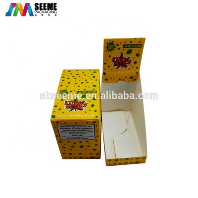 tear cutting line protein Chocolate Display paper box package