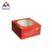 Custom Printed Products Birthday Christmas Gift Box Wholesale Cake Boxes Cupcake Wrapper Food Box