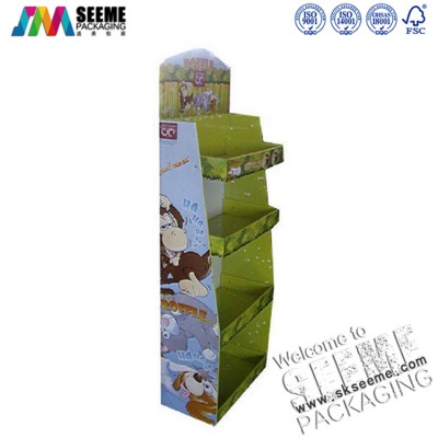 Supply custom design cardboard perforated display box/cardboard display box