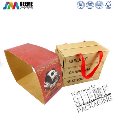 Wholesale cute design kraft paper gift box kraft paper box packaging kraft paper box packaging