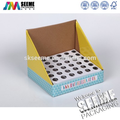 Custom Small Printed Corrugated Retail Counter Cardboard Paper Display Box