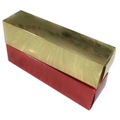 Factory Cheap Folding Carton Chocolate Bar Packaging Box With Golden Foil Logo