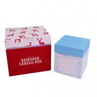 Wholesale Custom Logo Printed Rigid Cardboard candle gift box packaging